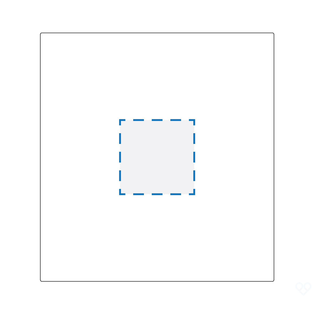 Digital Sticker Print Decoration Area (Box Lid)