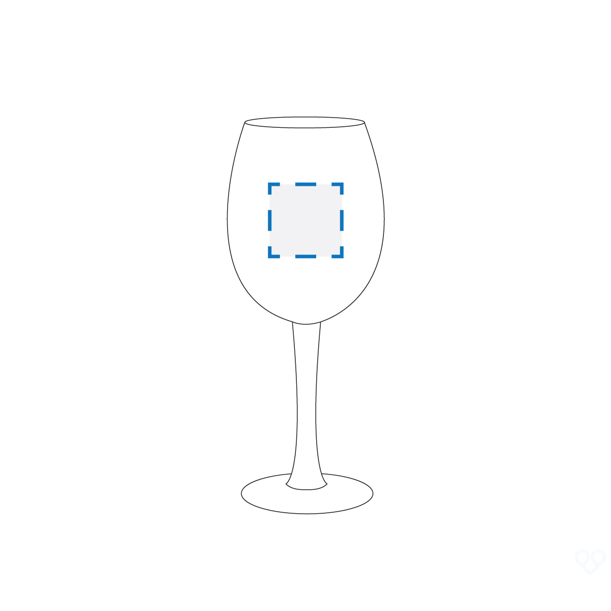 Laser Engraving Print Decoration Area (Glass)