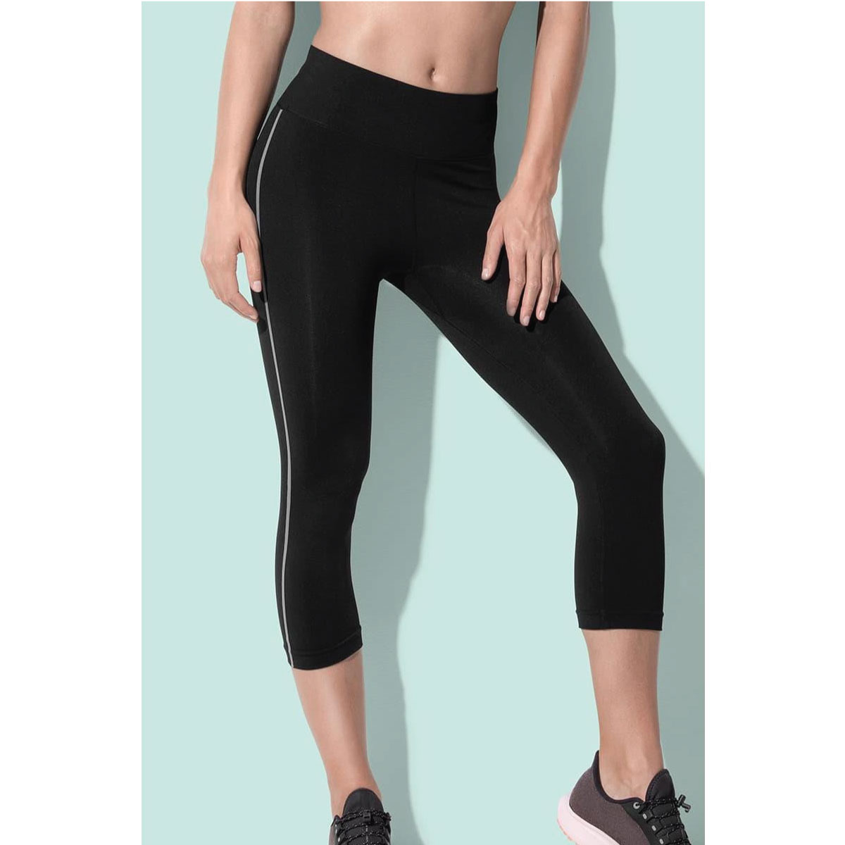 Promotional Womens 3/4 Sports Tights 
