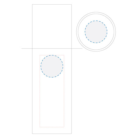 Pad Print Gift Tube Decoration Area