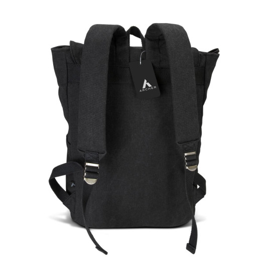 ARCHER Copenhagen Canvas Backpack Back