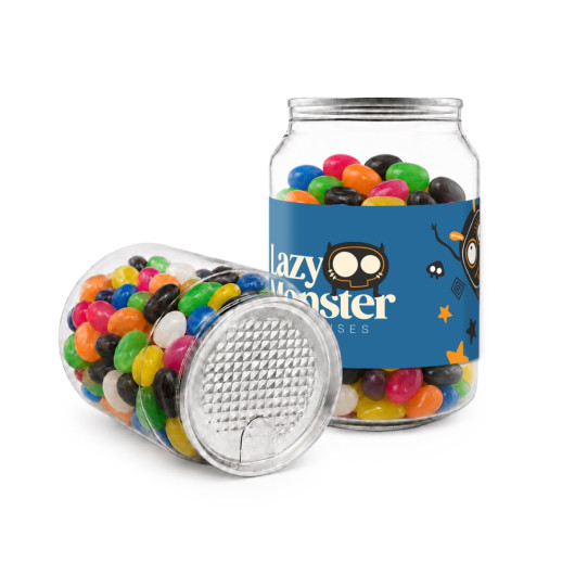 Assorted Jelly Beans in Clear Can 210g - Main