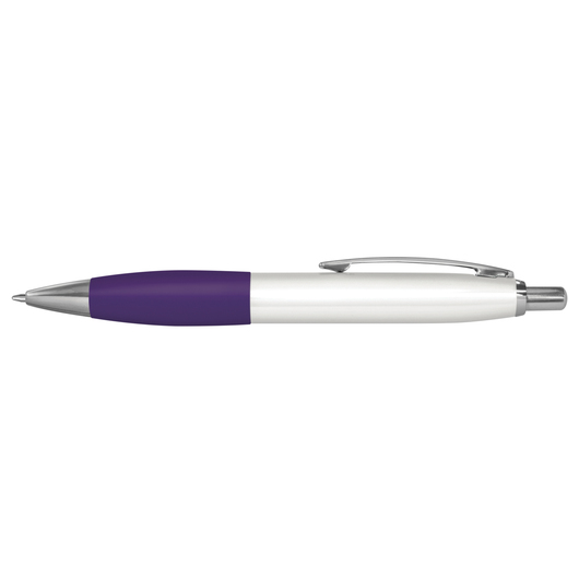 Brisbane White Barrel Pens