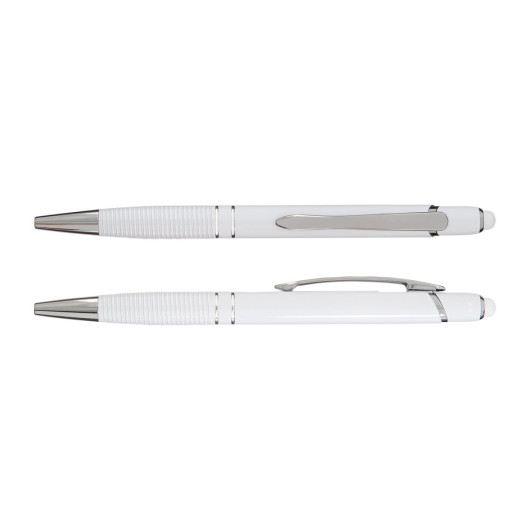 Saturn Aluminium Pen - White