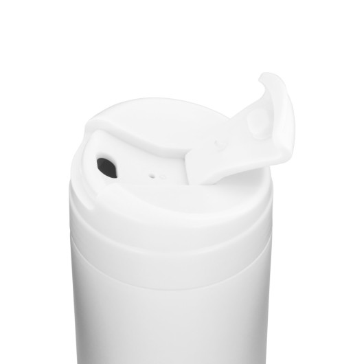 Esplanade Coffee Cup by The Line Edit. - Lid Open Side Angle