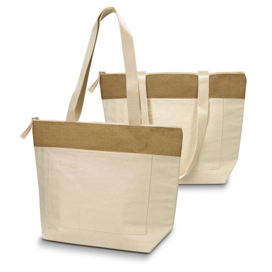 Emporium Cotton Cooler Tote Natural/Jute