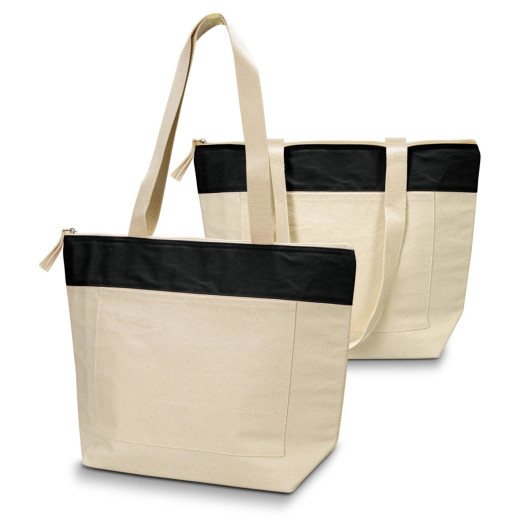Emporium Cotton Cooler Tote Natural/Black