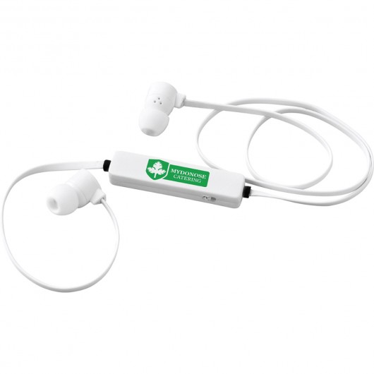 Coloured Bluetooth Earbuds white