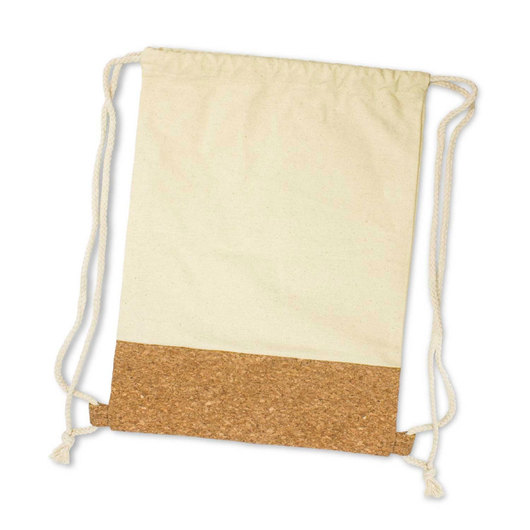 Promotional Cork Calico Backsacks | Promotion Products