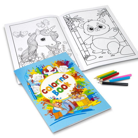 Custom Cover Colouring Book - A4 Kids