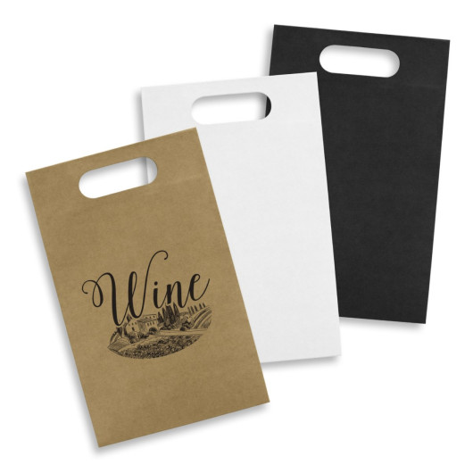 Die Cut Paper Wine Bag Main