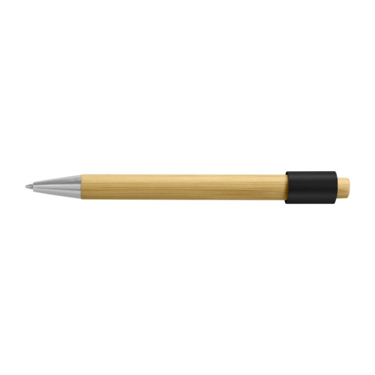 Unwind Bamboo Spinner Pen Natural/Black