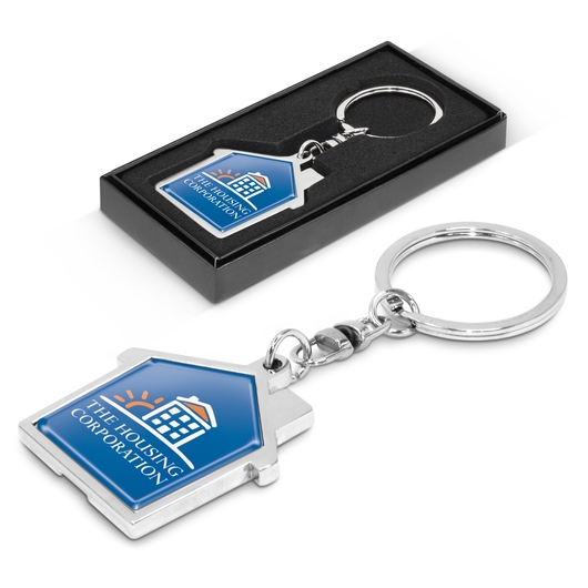 House Metal Keyrings