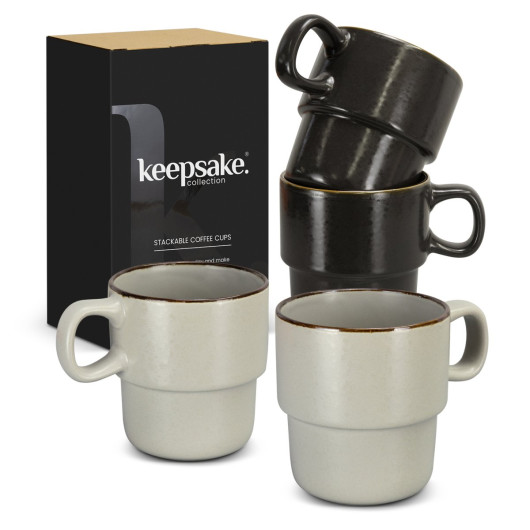 Keepsake Stackable Coffee Cup - Set of 2 Main