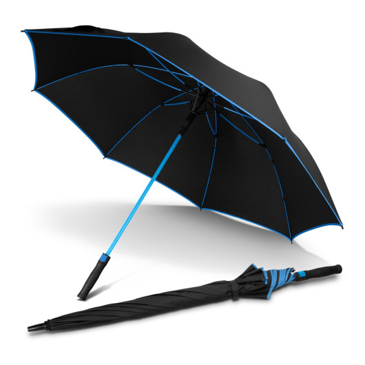 Black/Light Blue Kraken Umbrellas