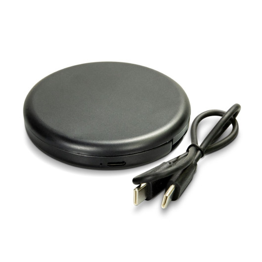 Ella LED Compact Mirror Black