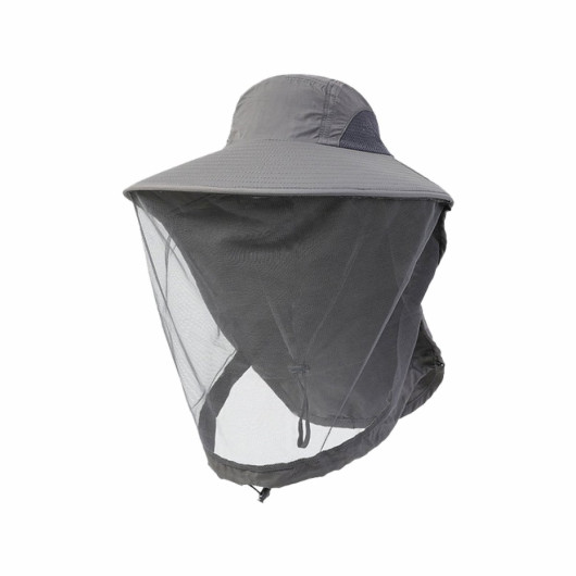 Mosquito Mesh Hats Grey