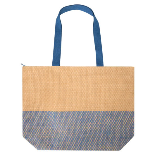 Paper Straw Large Zipped Tote - 21L SKU - Alternate