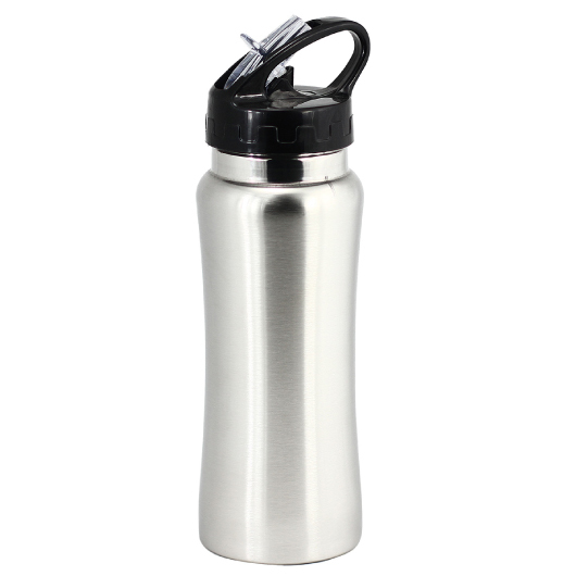 Silver Laver Metal Water Bottles