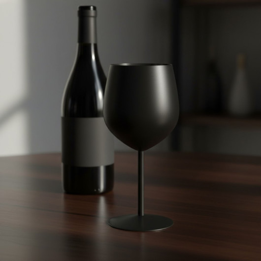 Bella Stainless Steel Wine Glass  SWG001_Live