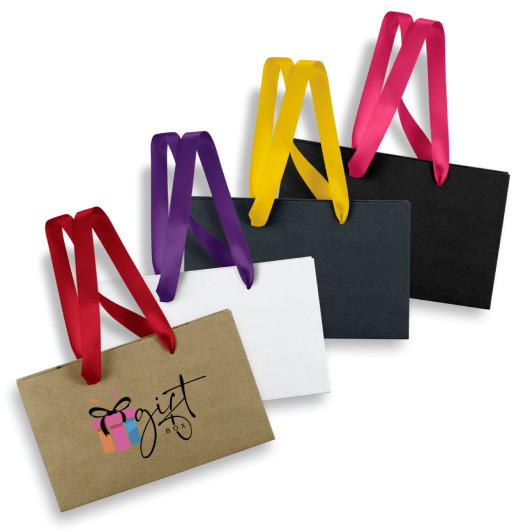 Promotional Small Ribbon Handle Paper Bags | Promotion Products