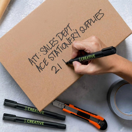 Staedtler Lumocolor Permanent Marker - Chisel Tip Feature
