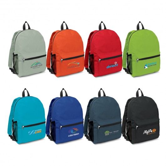 Logo Decorated Student Backpacks 