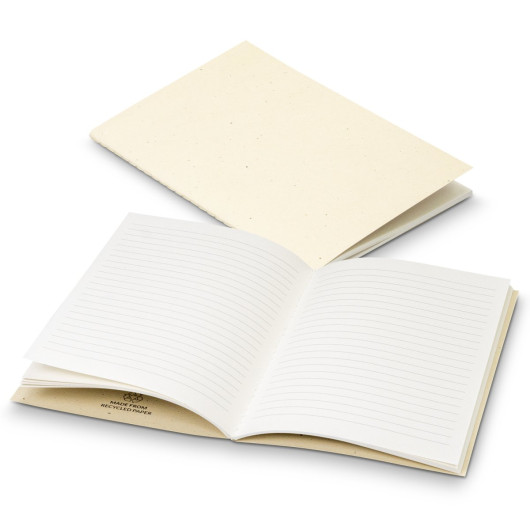 Terra Recycled Paper Soft Cover Notebook Detail