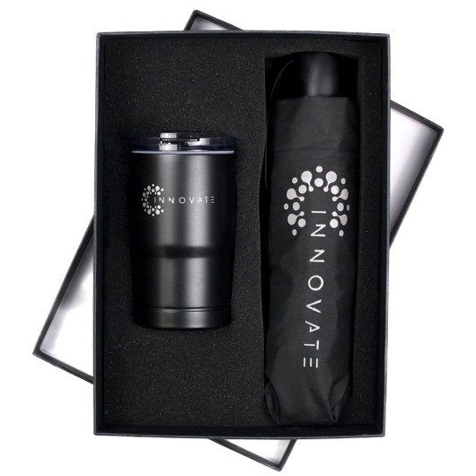 Umbrella & Tumbler Gift Set SKU - Hero