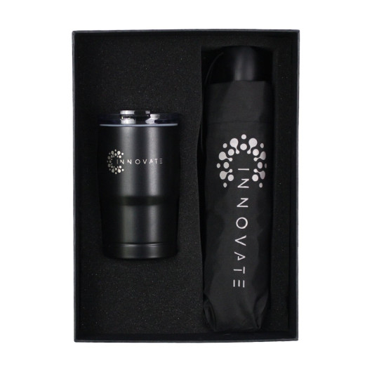 Umbrella & Tumbler Gift Set SKU - Alternate