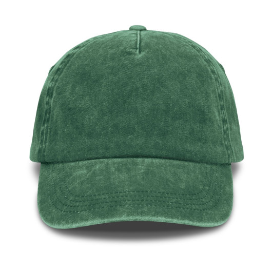Vintage Washed Cap Bottle Green