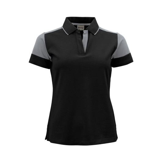 Women's Printer Prime Polo - Black,Anthracite