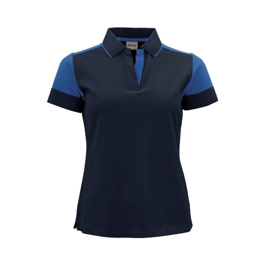 Women's Printer Prime Polo - Navy,Cobalt