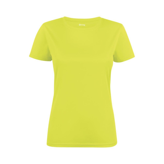 Women's Run Active Tee - Bright Yellow