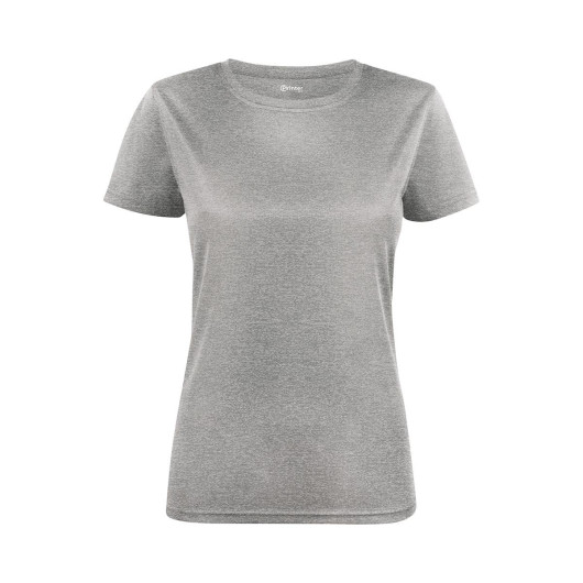 Women's Run Active Tee - Grey Melange