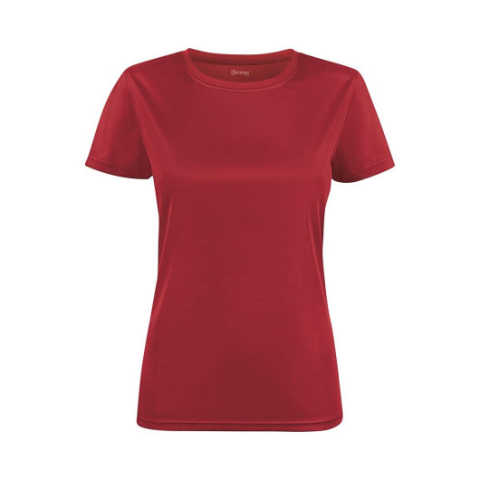 Women's Run Active Tee - Red