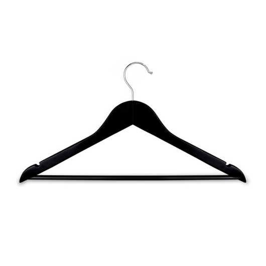 Wooden Hanger Black/Silver