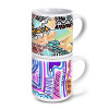 Arista Stackable Coffee Mug Detail