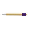 Unwind Bamboo Spinner Pen Natural/Purple