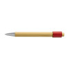 Unwind Bamboo Spinner Pen Natural/Red