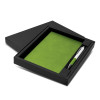 Genoa Notebook and Pen Gift Set Bright Green