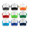 White Front 5 Panel Trucker Mesh Cap  HDW003_10