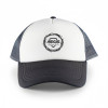 White Front 5 Panel Trucker Mesh Cap  HDW003_4