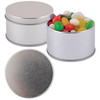 Mini Jelly Beans in Silver Round Tins