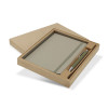 Omega Fashion Notebook and Pen Gift Set Ecru