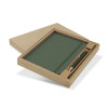 Omega Fashion Notebook and Pen Gift Set Olive