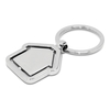 Spinning House Metal Keyrings