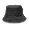 Bondi Washed Bucket Hat Black