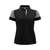Women's Printer Prime Polo - Black,Anthracite