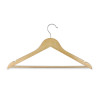 Wooden Hanger Natural/Silver